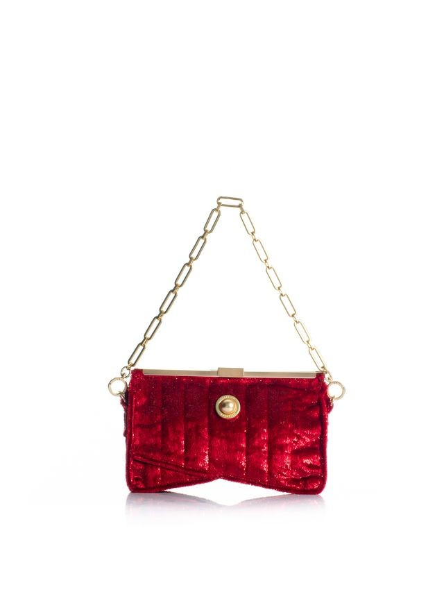 1KO0526-141 [KOORELOO] The Papillon Small  Red Sparkle Velvet  #33202.3000.2600 (EU)