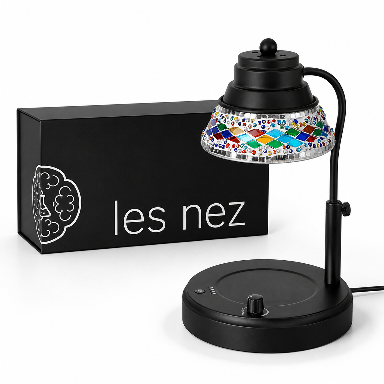 les nez 七彩手工玻璃 香氛融蠟燈禮盒