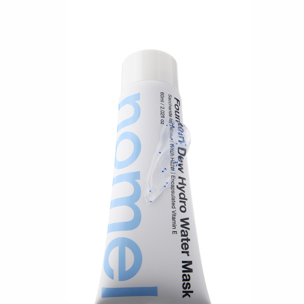 nomel Fountain Dew Hydro Water Mask usage and skincare routine