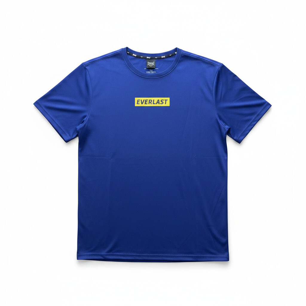EVERLAST 短T 深藍 LOGO 吸排 短袖 圓領T 男 4321807580