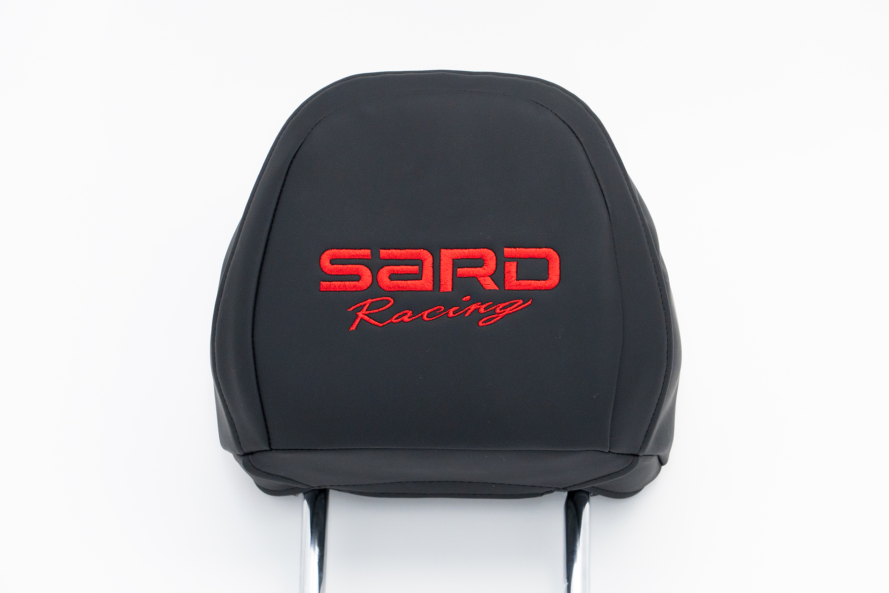 SARD RACING 刺繡皮革頭枕套 汽車座椅頭枕套 GR86/BRZ