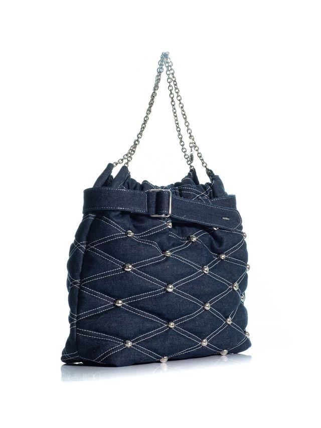1KO0526-166 [KOORELOO] The Pepper Shopper Maxi Xl Quilted Dark Denim With Studs #44202.2000.6161 (EU)