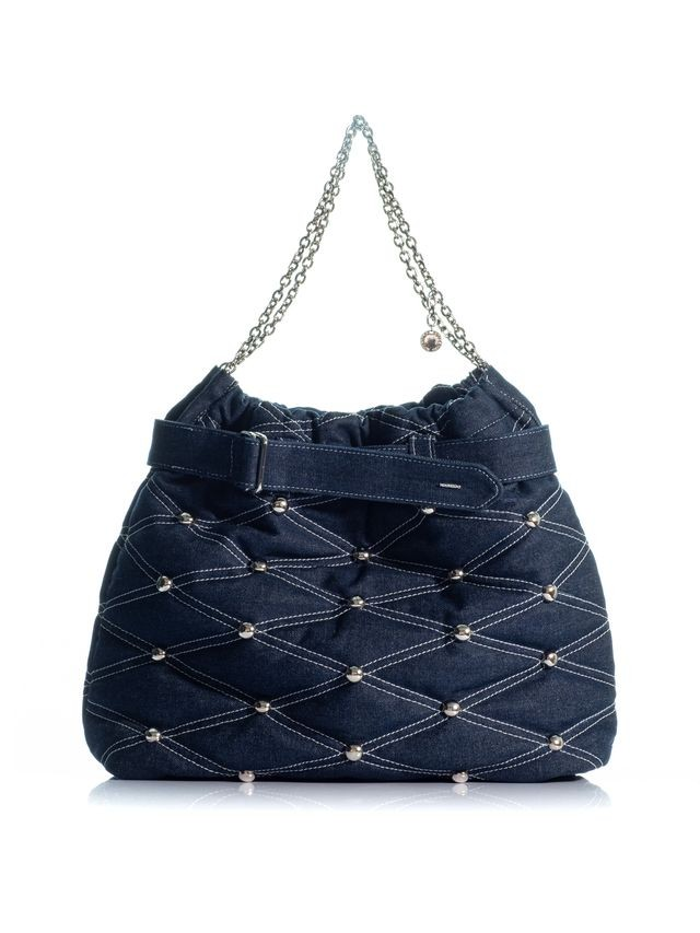 1KO0526-166 [KOORELOO] The Pepper Shopper Maxi Xl Quilted Dark Denim With Studs #44202.2000.6161 (EU)
