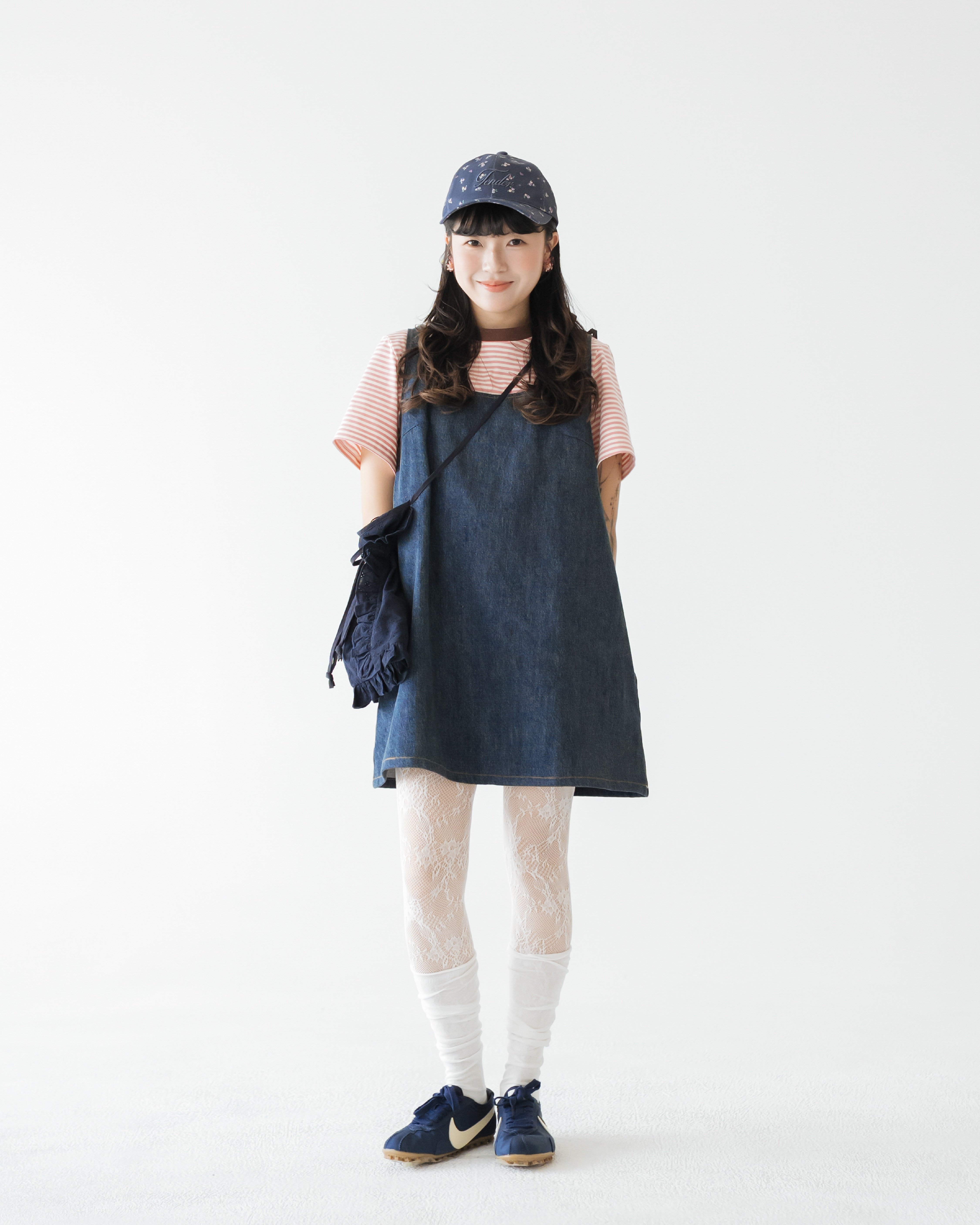 【 Kiki.co made 】Slouchy Faded Denim Dress