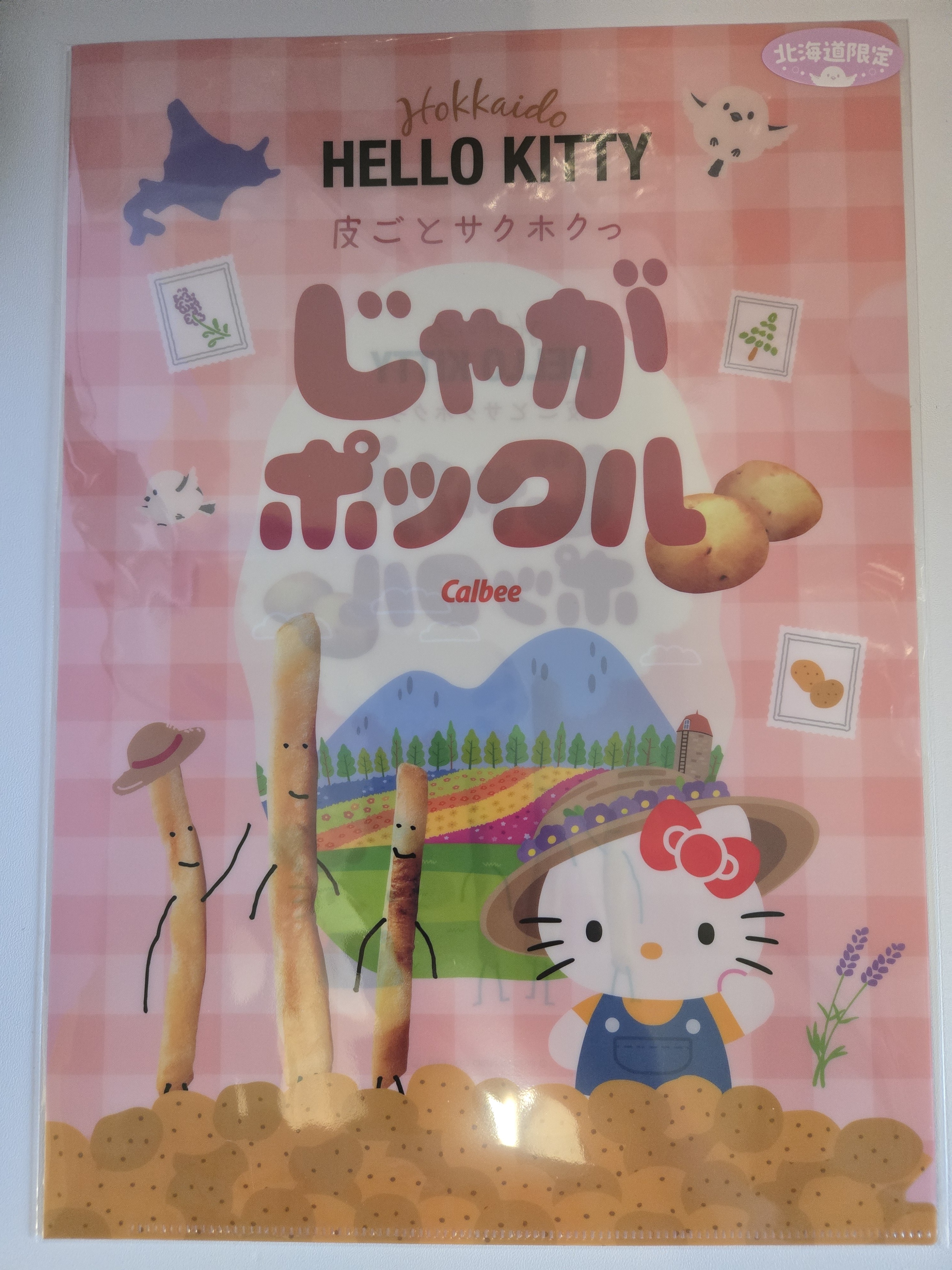 Sanrio X Calbee X Hokkaido A4 file