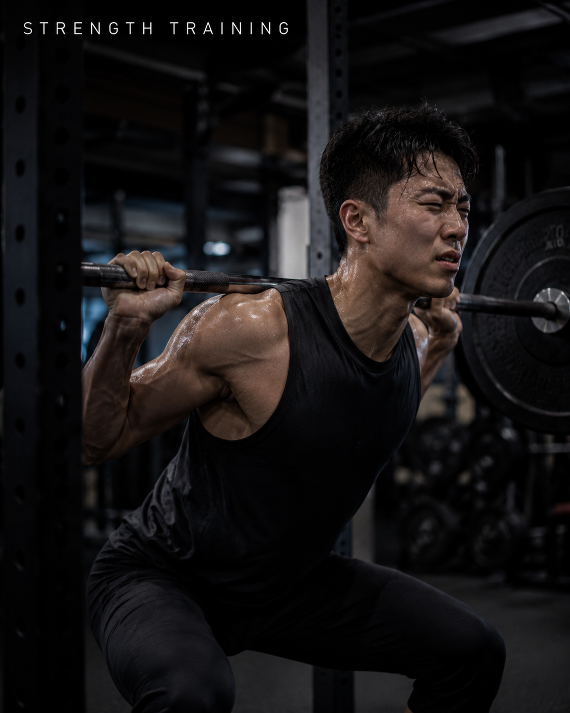 STRENGTH TRAINING (重訓) 最後幾下，重量不只考驗力量，也考驗身體在高負荷下的穩定_爆能火G_趕食髦
