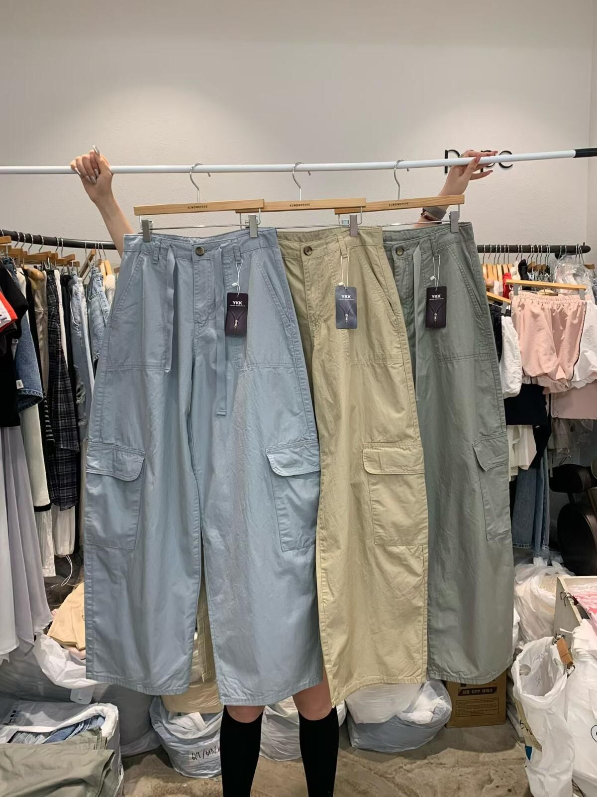 AP6231 扯布料工裝褲