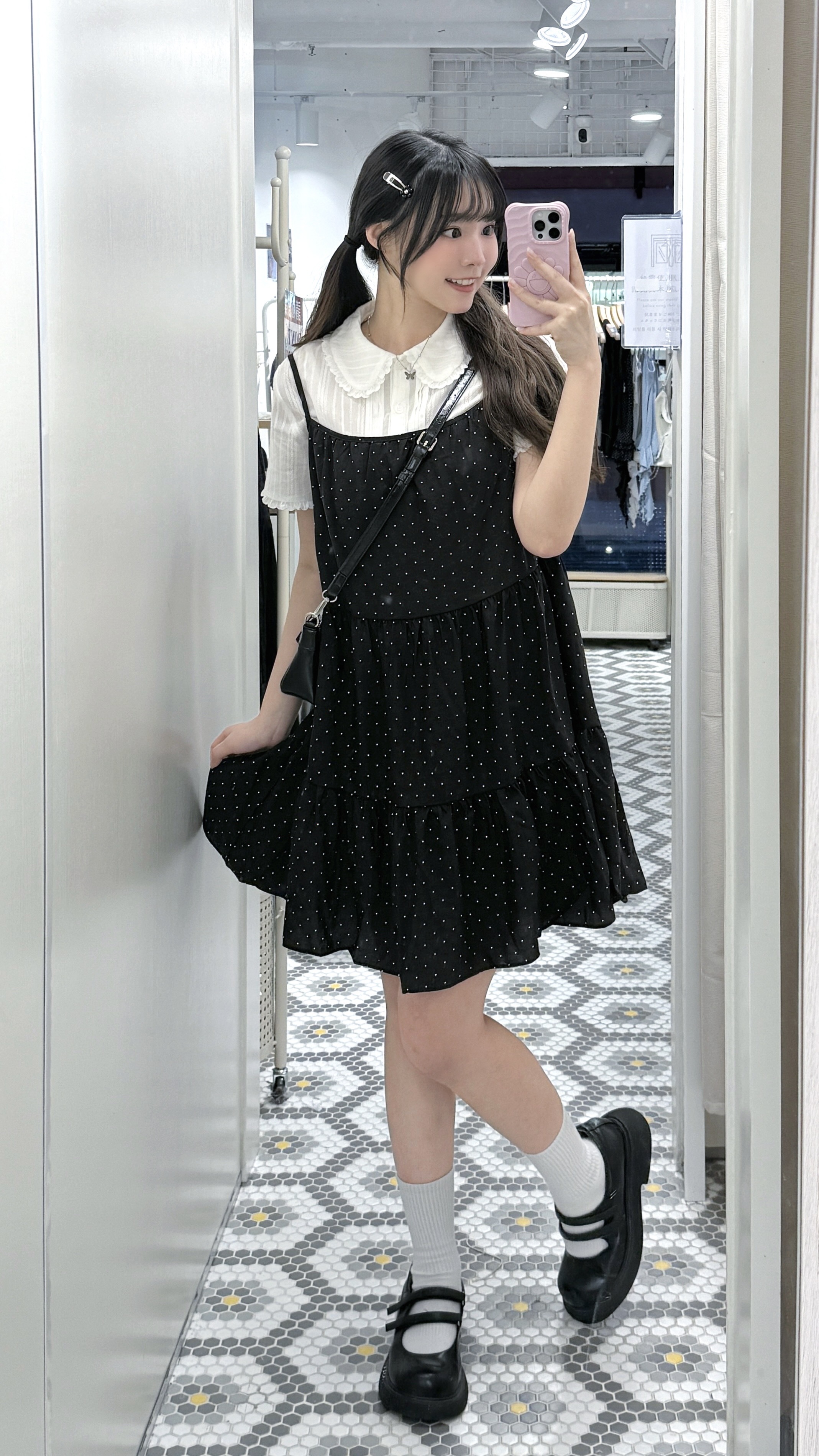OP0270｜今季熱門單品✶⋆.˚波點吊帶OPS ♥︎