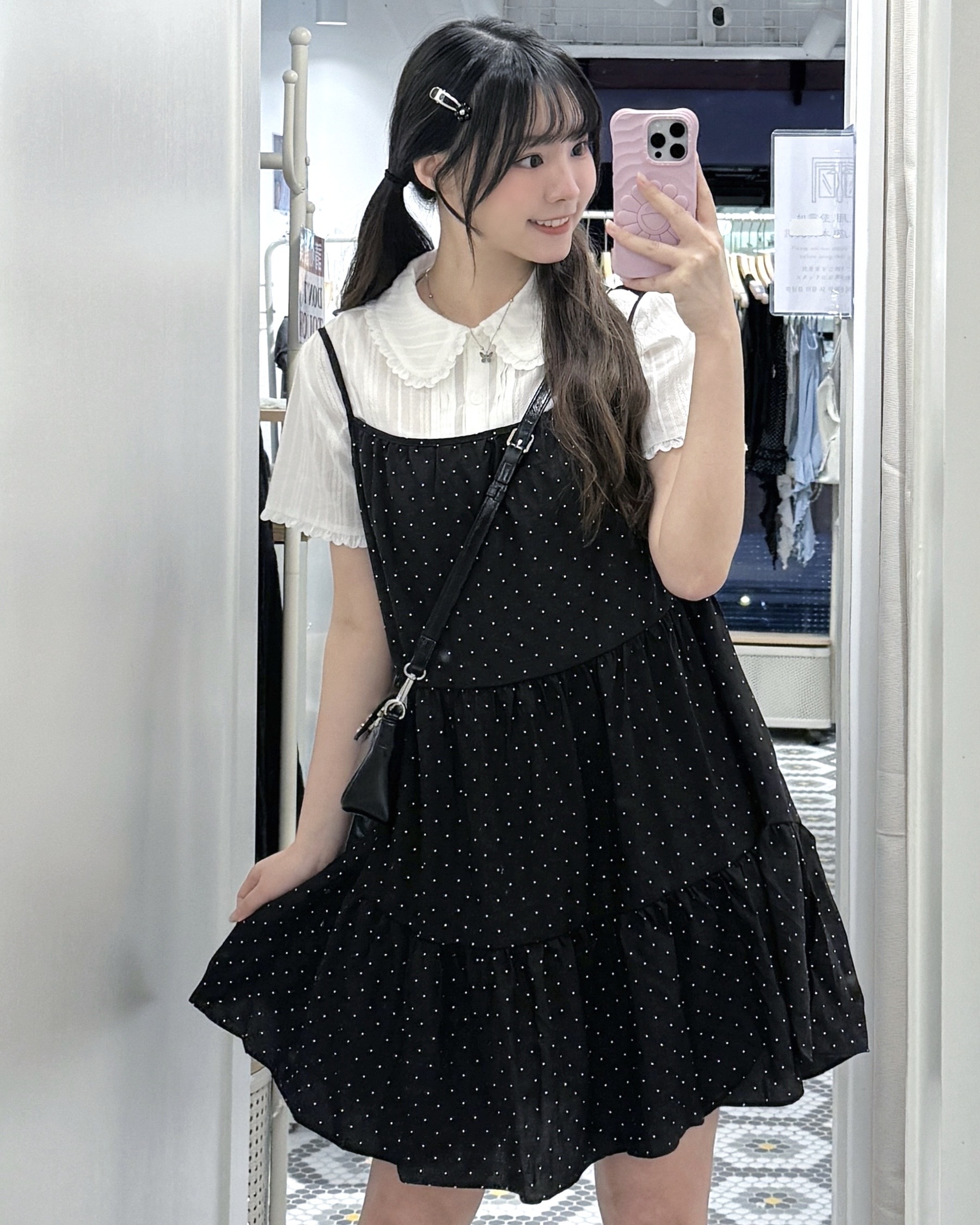 OP0270｜今季熱門單品✶⋆.˚波點吊帶OPS ♥︎