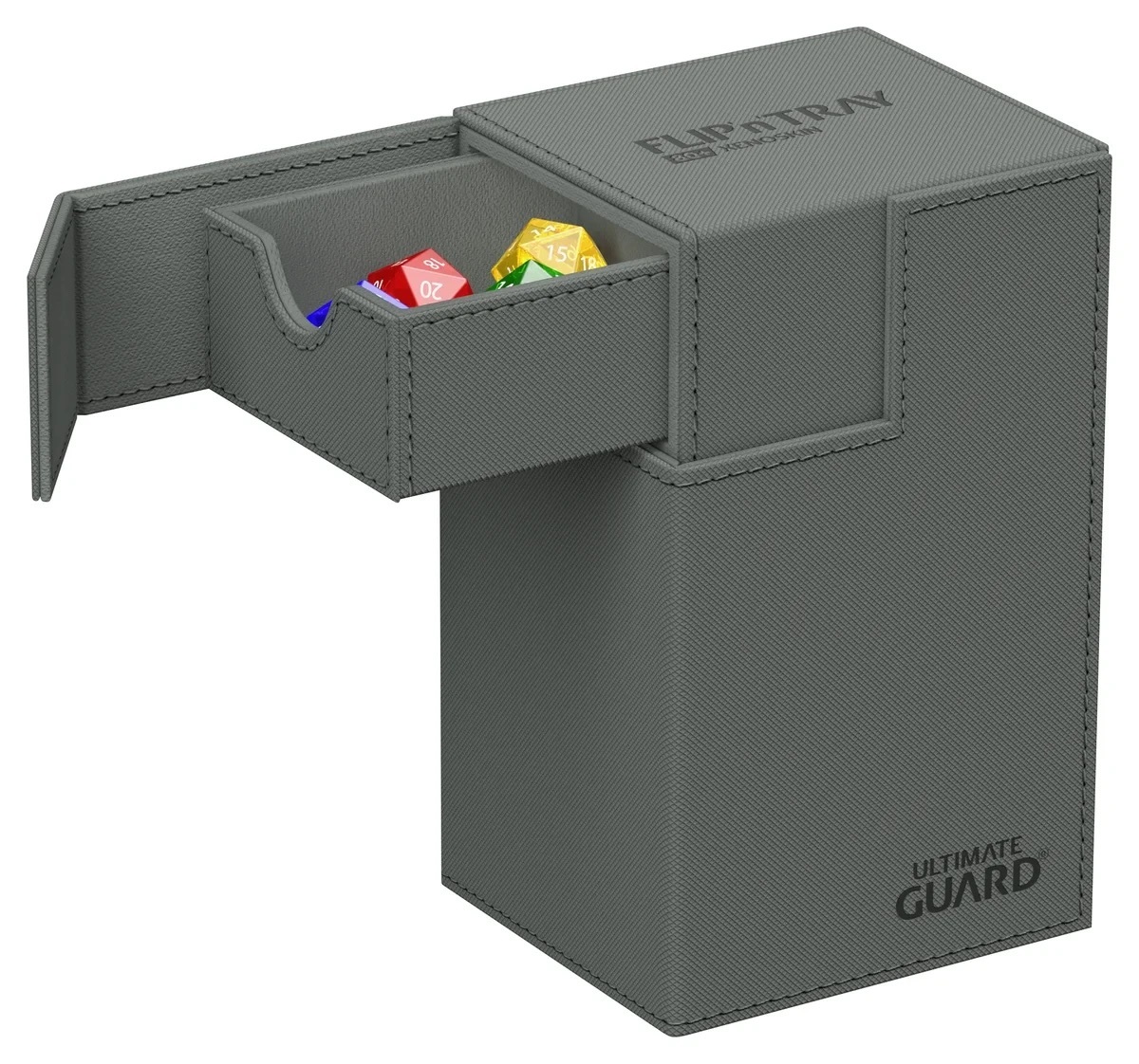 Ultimate Guard 卡盒 FLIP ‘N‘ TRAY XENOSKIN 80+ - 灰色