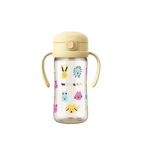 【MOYUUM】PPSU All-in-One One Touch Straw Cup 270ml (Yellow)