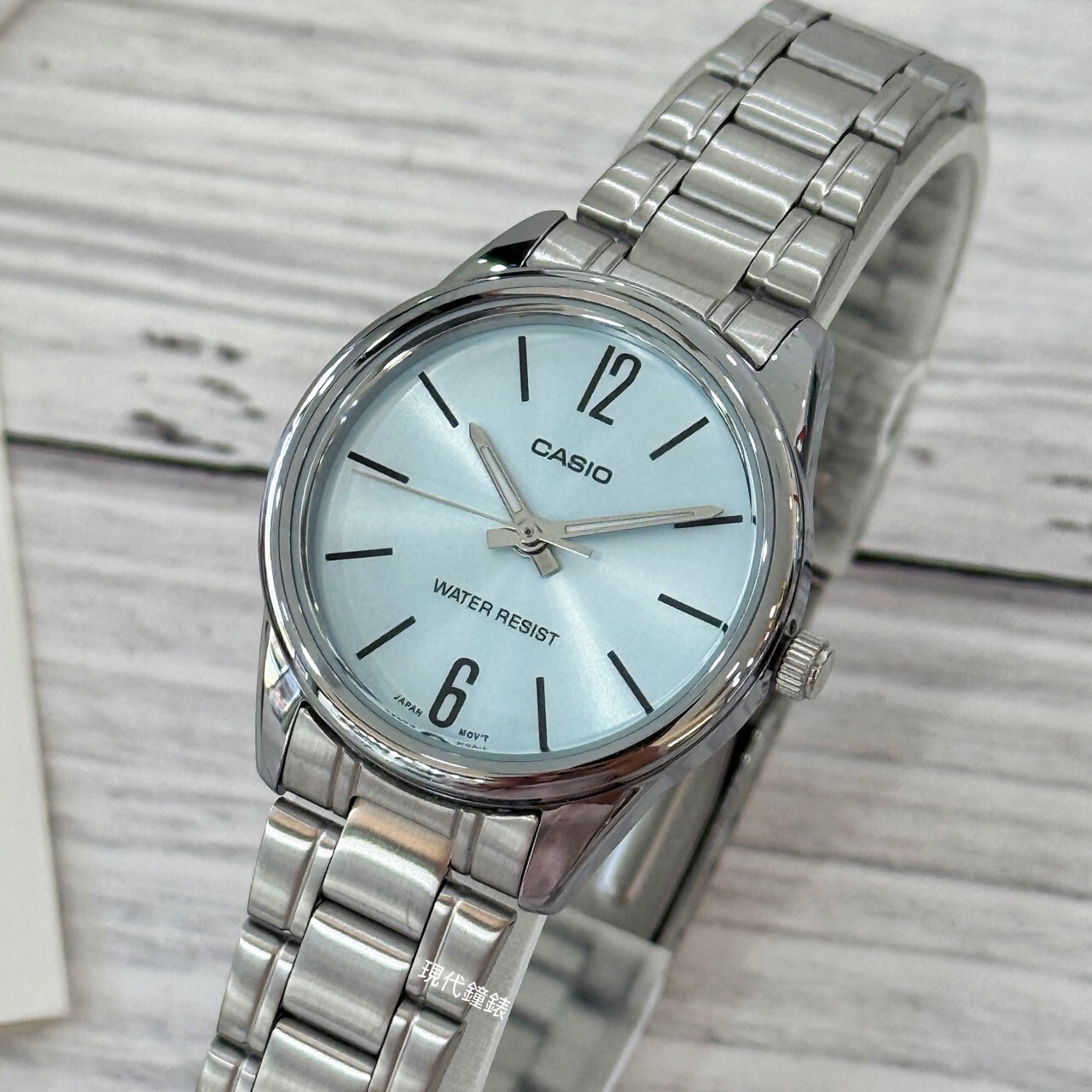 【CASIO 卡西歐】淡雅甜美系女錶LTP-V005D-2B 28.2mm 現代鐘錶