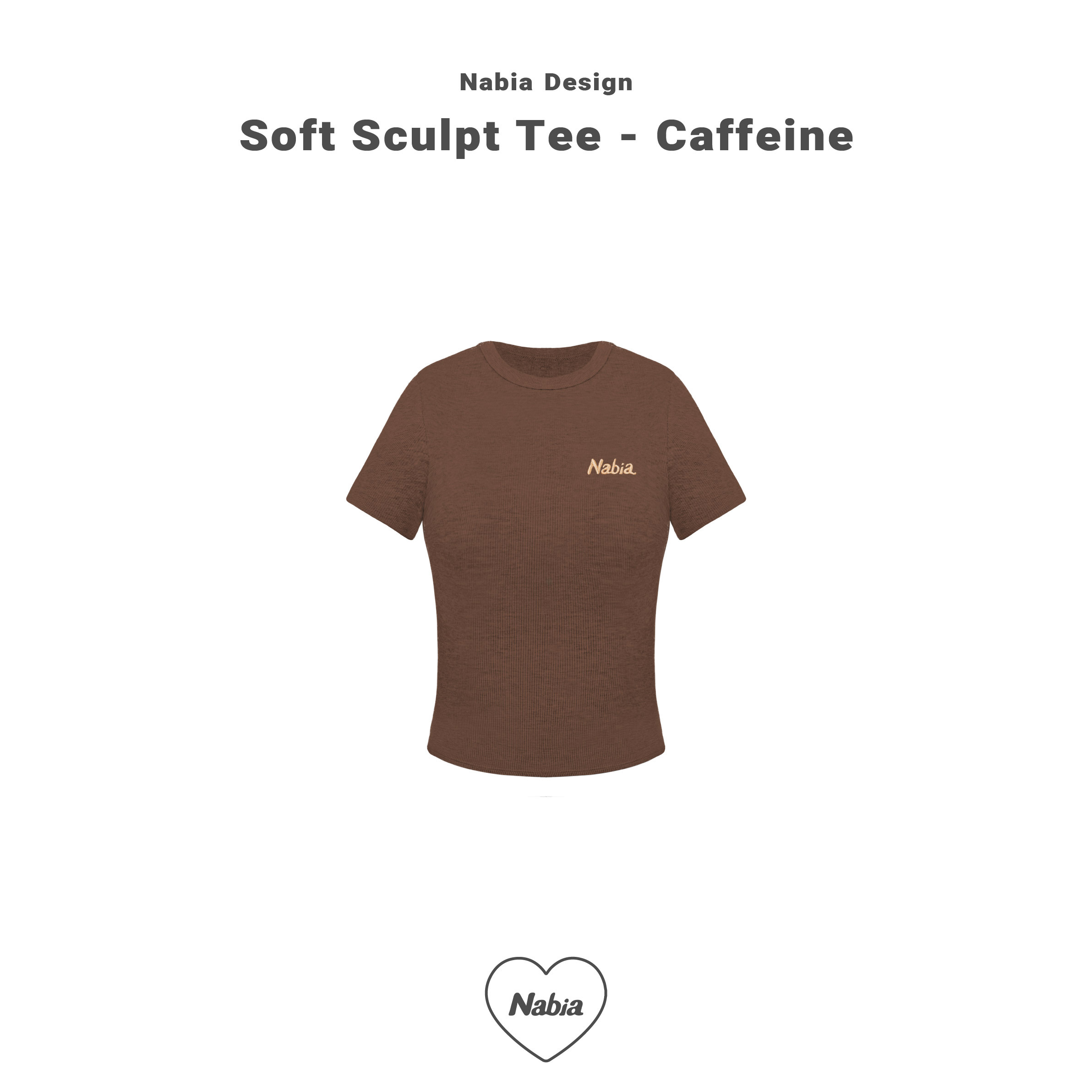 穿上秒瘦 5KG 短 TEE - 摩卡