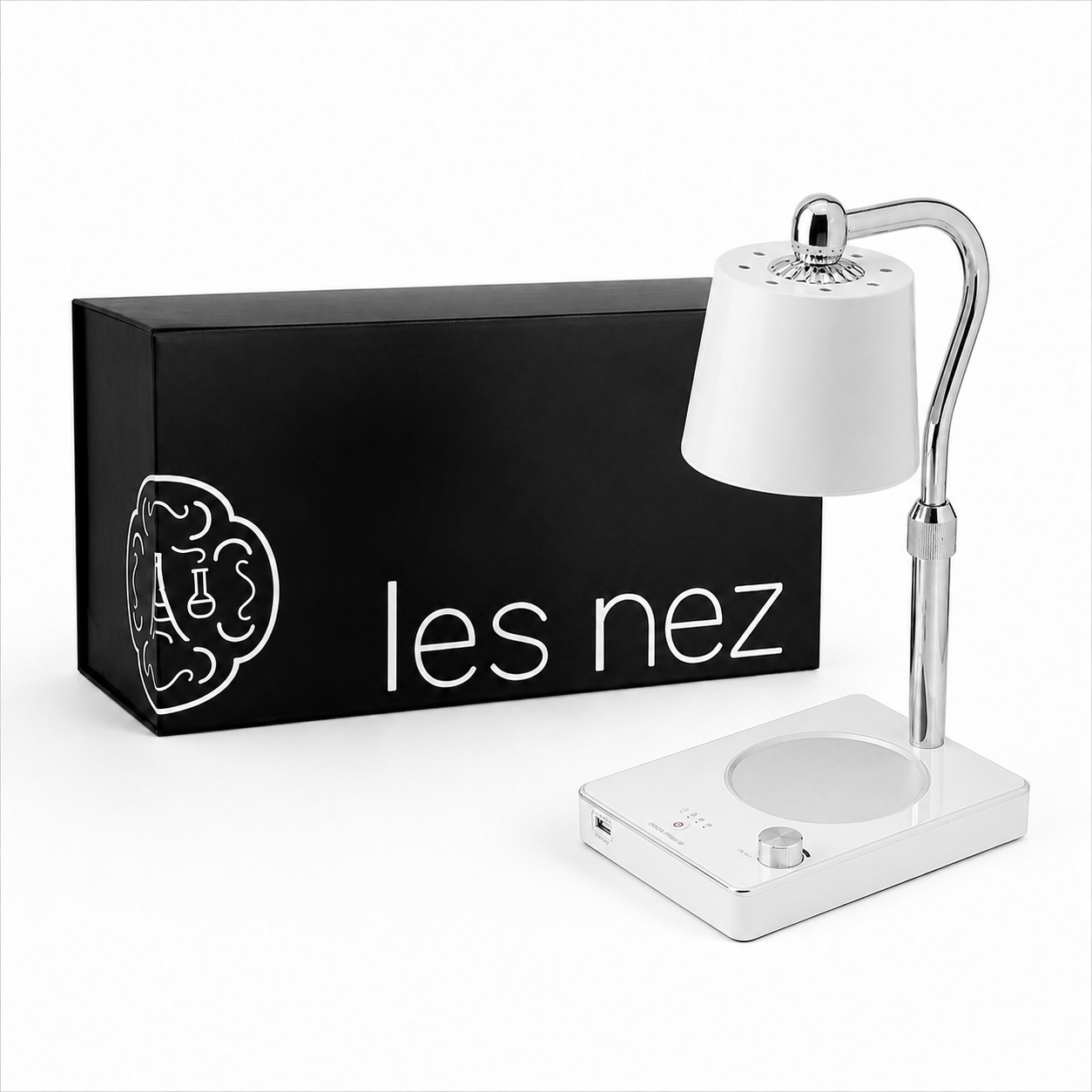 les nez 雪白銀 北歐風格  香氛融蠟燈 (絕版品)