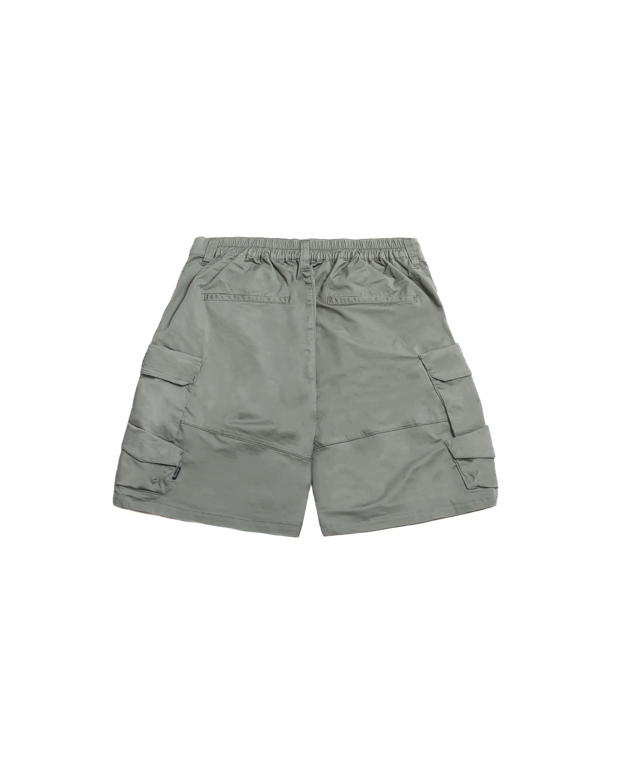 PERSEVERE DOUBLE POCKET SHORTS - GREY GREEN