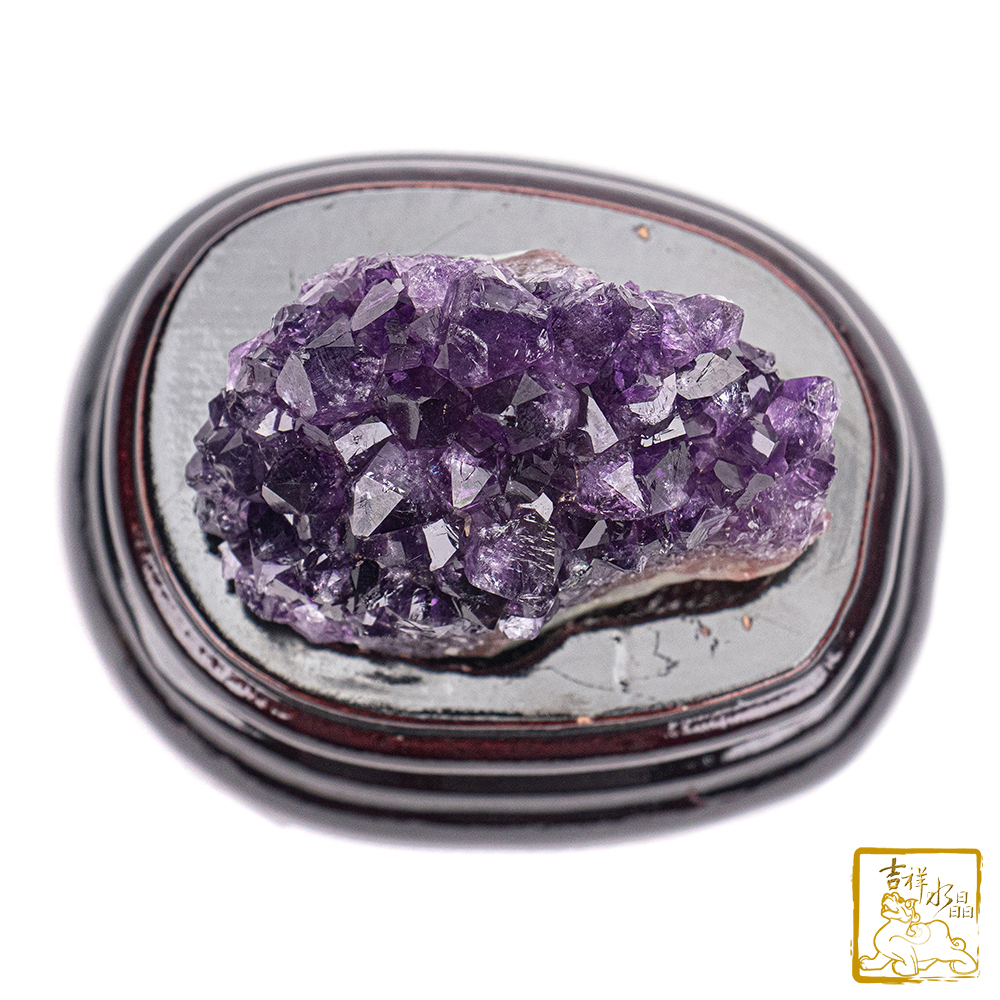 烏拉圭紫水晶簇 209g 智慧伶俐