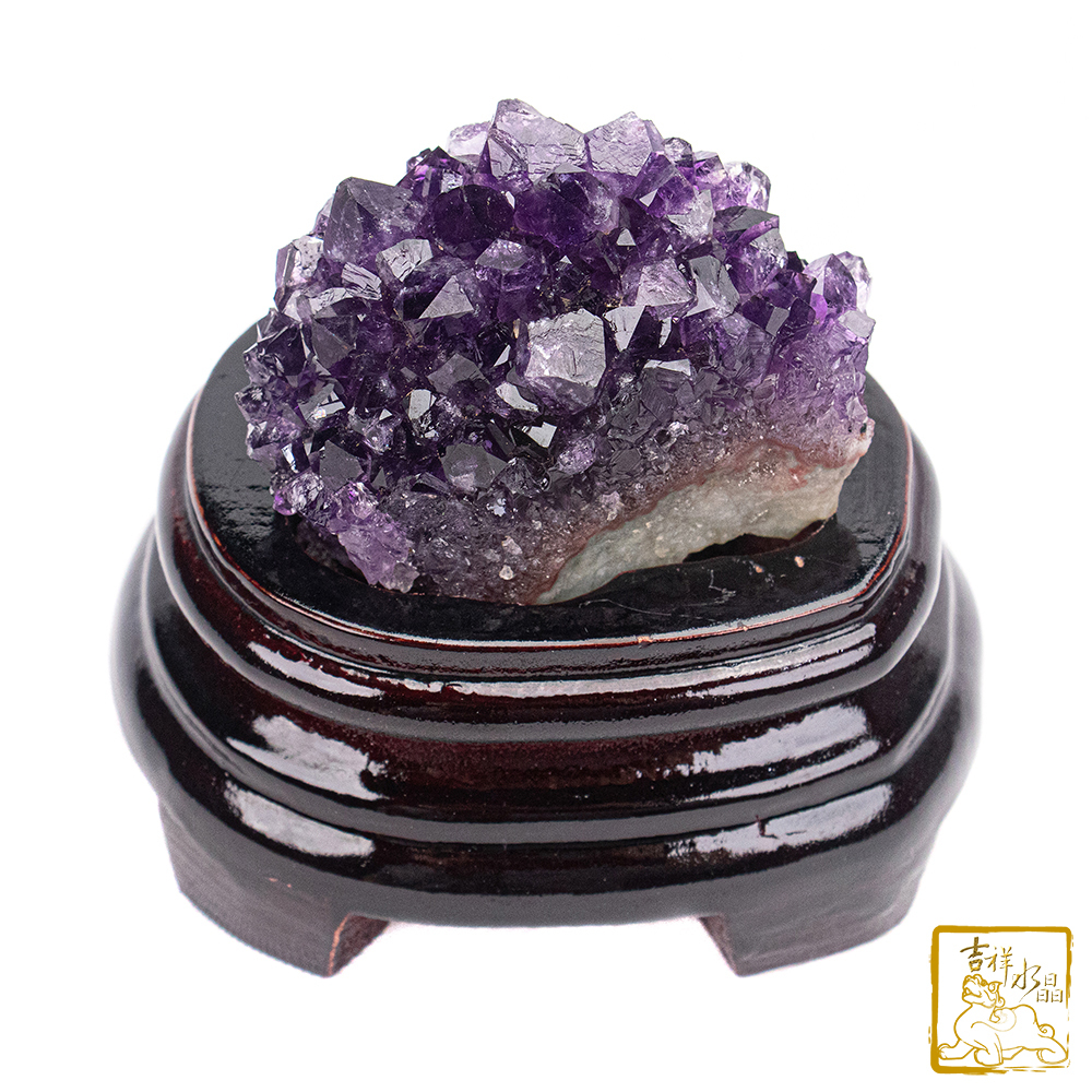 烏拉圭紫水晶簇 209g 智慧伶俐