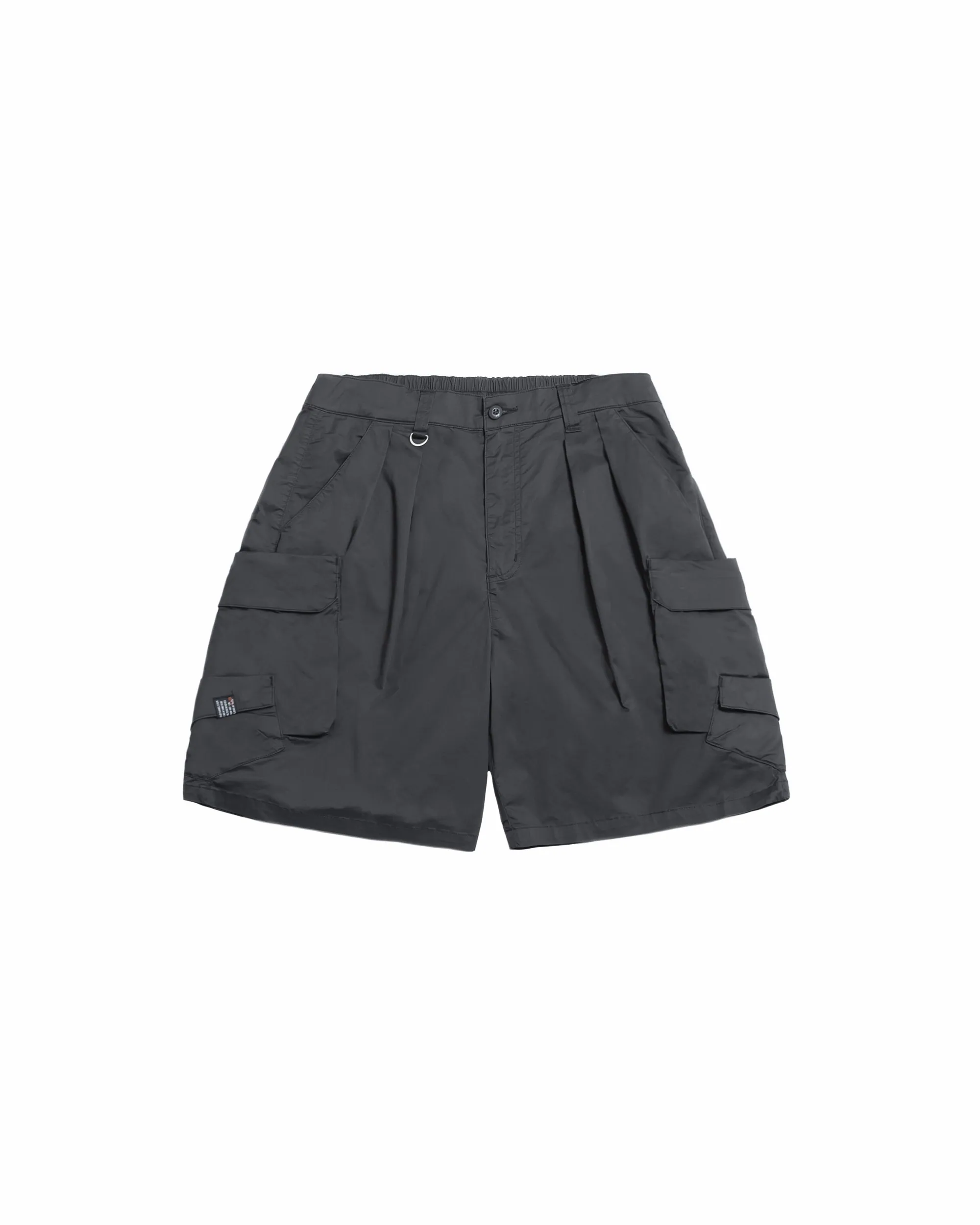 PERSEVERE DOUBLE POCKET SHORTS - CHARCOAL GREY
