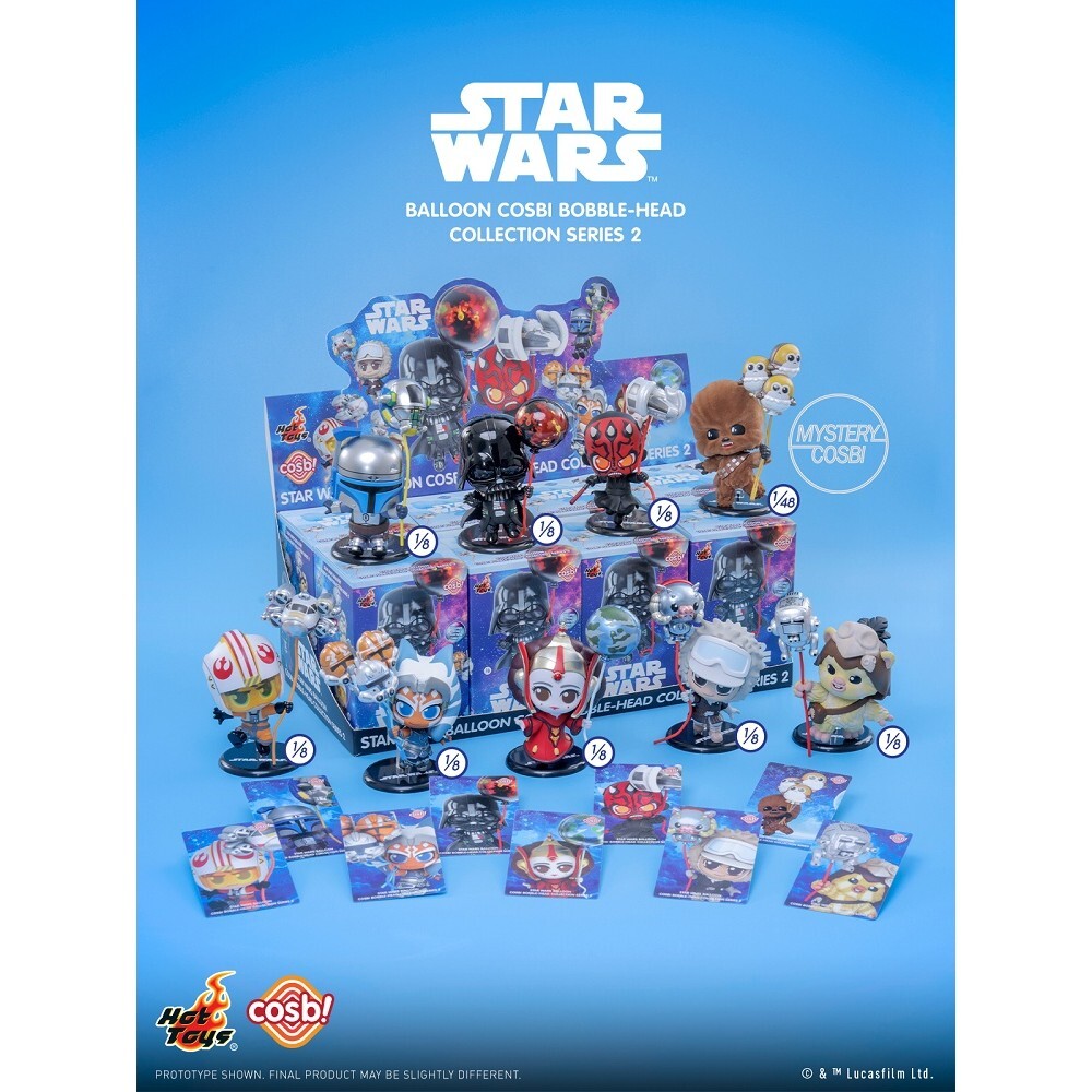 Hot Toys Cosbi CBX316 星際大戰 第2彈 氣球款 Q版公仔 盒玩 (全8款)