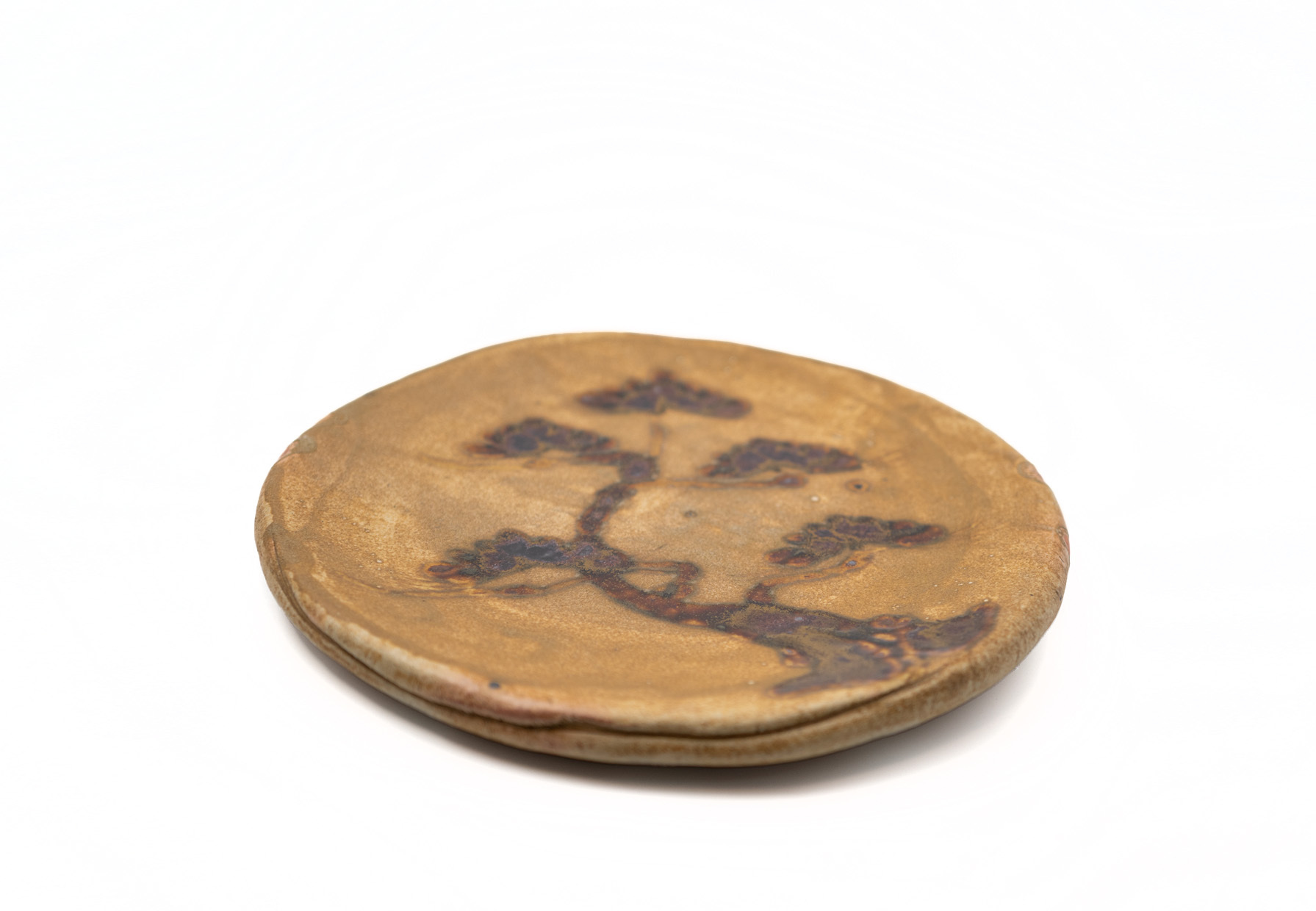 中野陶痴窯｜唐津燒 松樹大皿 29 cm