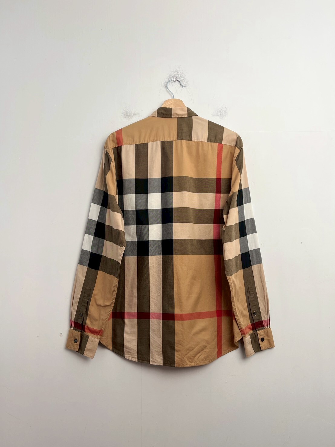 BURBERRY 4008385 FRED PKT COTTON SHIRT SIZE L