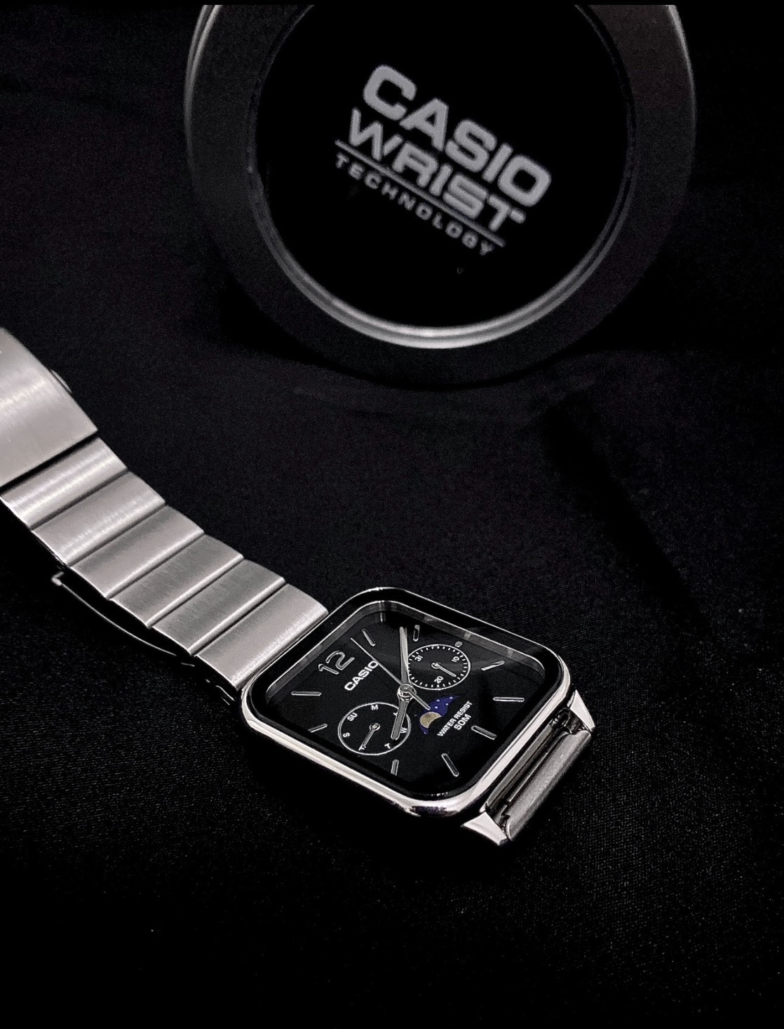 CASIO LINEAGE 月相 系列 石英機芯 鋼錶款 MTP-M305D