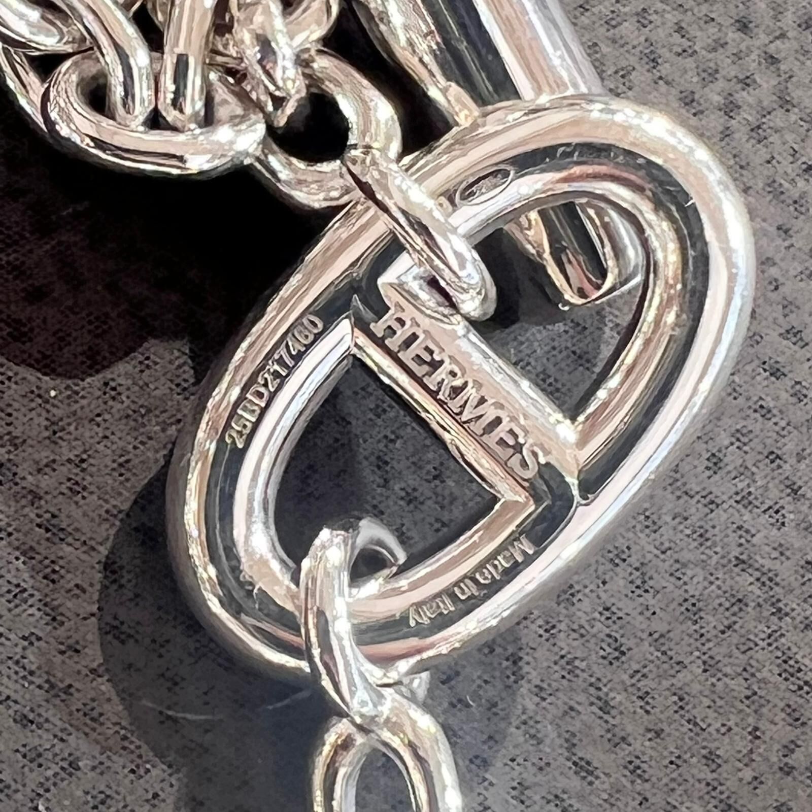 全新HERMES 豬鼻長頸鏈120CM 925純銀 Hermes Farandole Long Necklace #BRAND NEW #香榭站正品