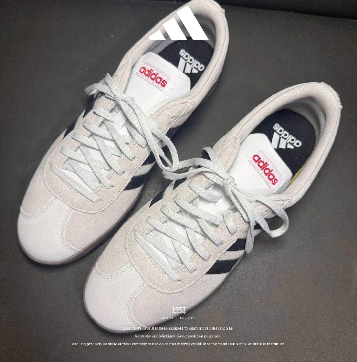 Adidas VL Court Classic  復古灰 焦糖底 德訓鞋 JS3003