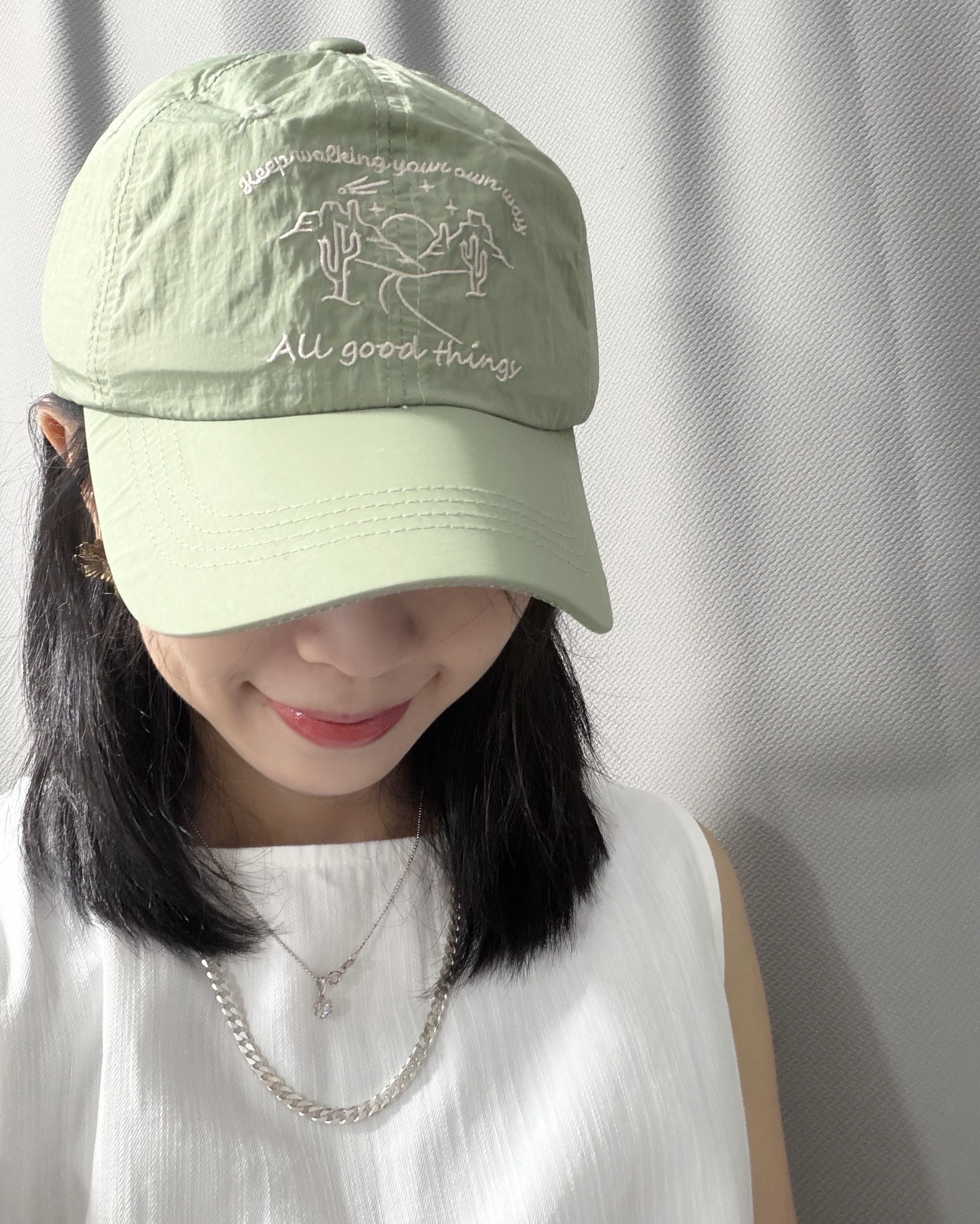 5月新品♥風褸料cap帽