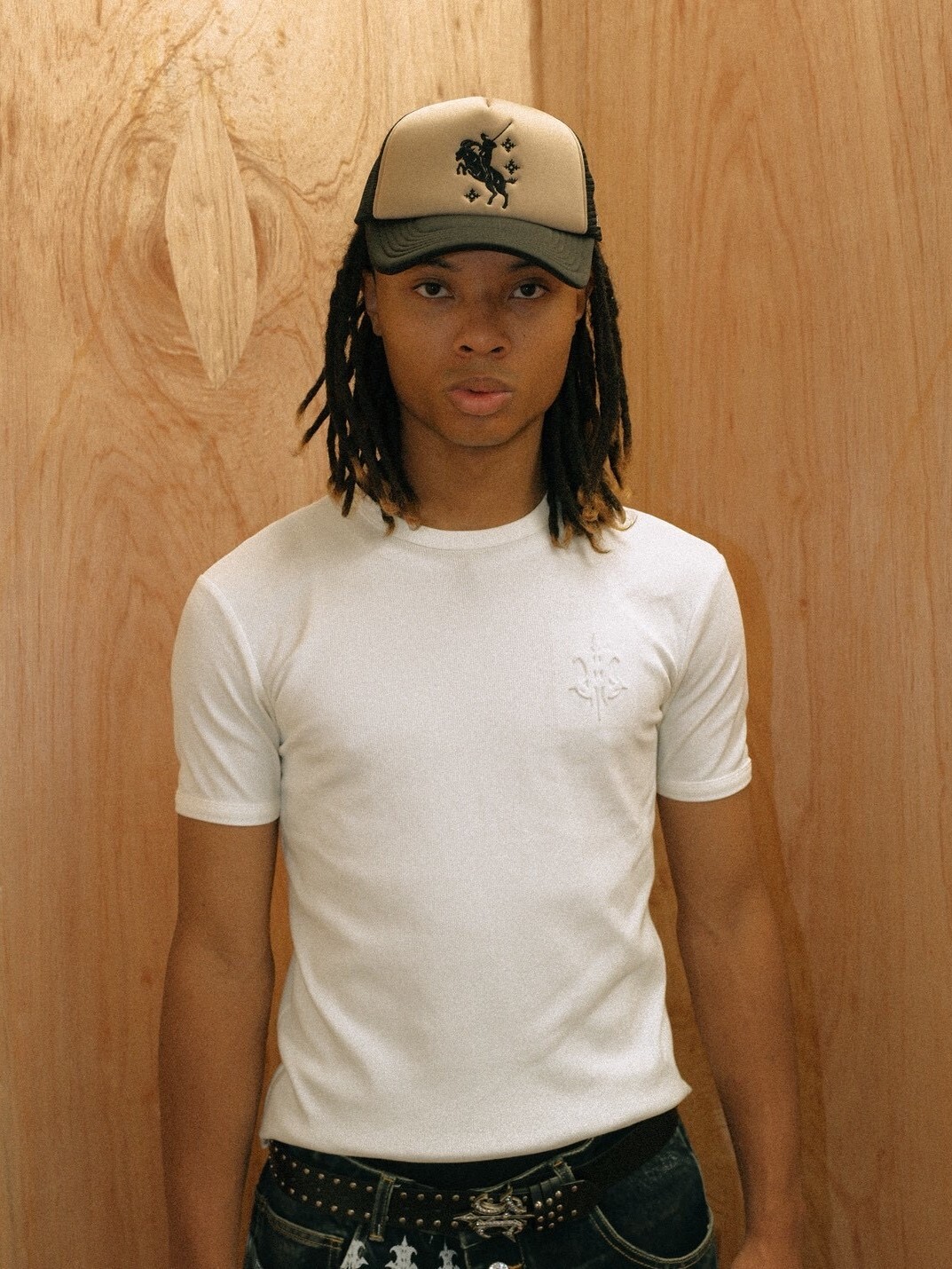 ATONE STUDIO 發泡刺繡山羊卡車帽 網帽 26SS GOAT TRUCKER HAT