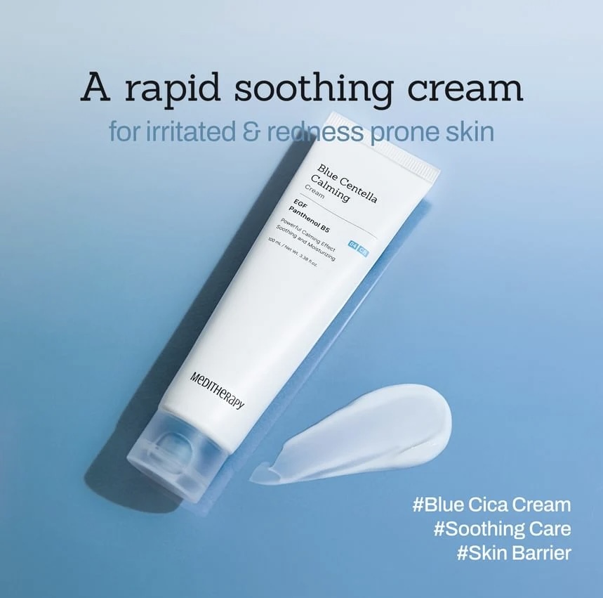 預 購 產 品｜Meditherapy藍色積雪草鎮靜霜 blue centella calming cream 100ml