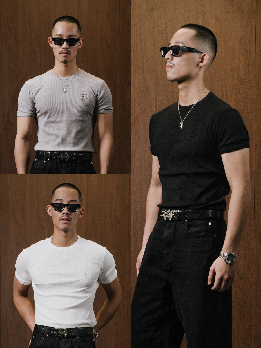 ATONE STUDIO 3D立體皇家Logo羅紋面料短袖 T CORE 3D LOGO RIBBED TEE - SECOND SKIN