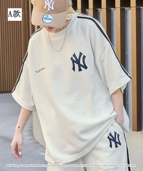 【預購】J052601 MLB 休閒運動風上下套裝