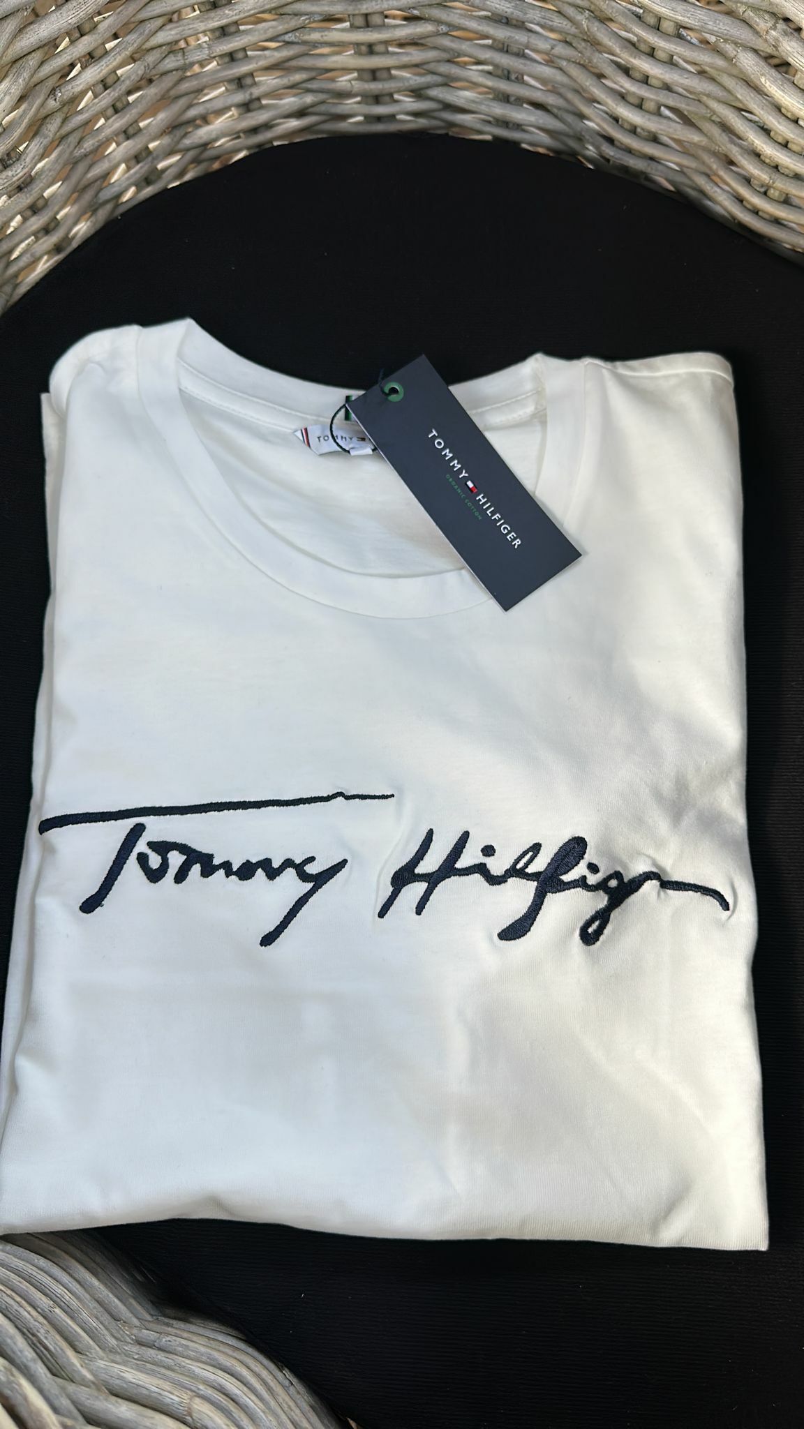 HOT-CCG0528-008 Tommy 文字圓領Tee XXL (A8)