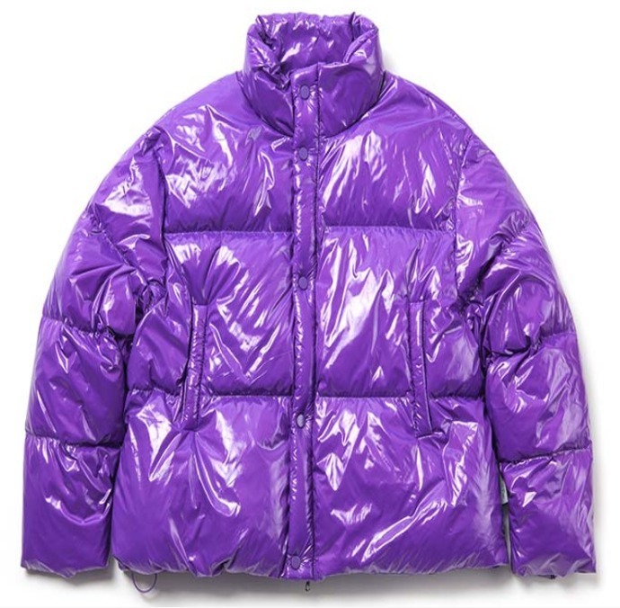 HOT-CCG0528-043 숏 푸퍼 자켓 PURPLE M (A43)