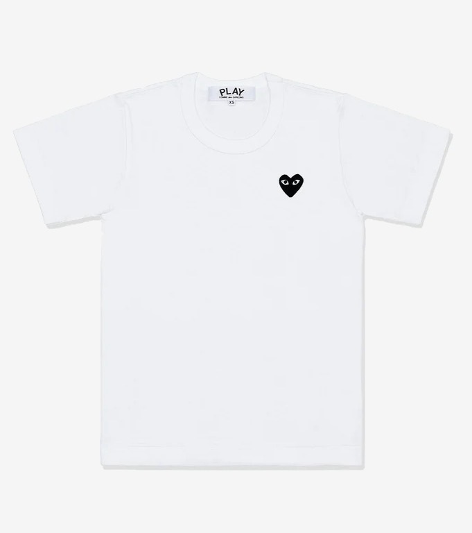 【Luxury】 PLAY COMME des GARÇONS CDG 短袖 素面上衣 愛心短袖 男女版  黑心 紅心 三色可選