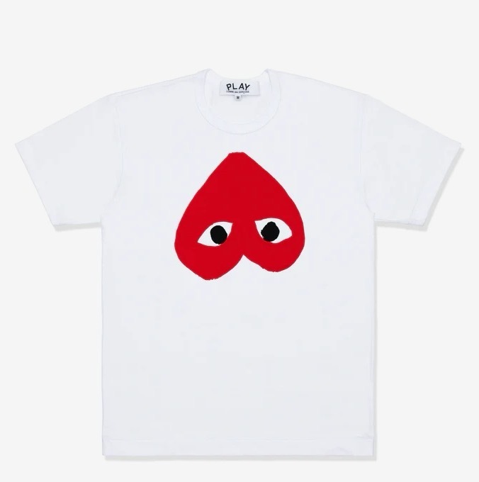【Luxury】 PLAY COMME des GARÇONS T-Shirt 大愛心 塗鴉 黑白 紅白 白綠 白藍 眼睛愛心 多款