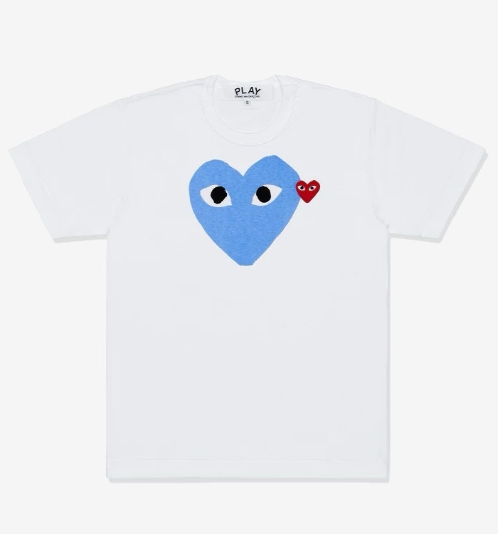【Luxury】 PLAY COMME des GARÇONS T-Shirt 大愛心 塗鴉 黑白 紅白 白綠 白藍 眼睛愛心 多款