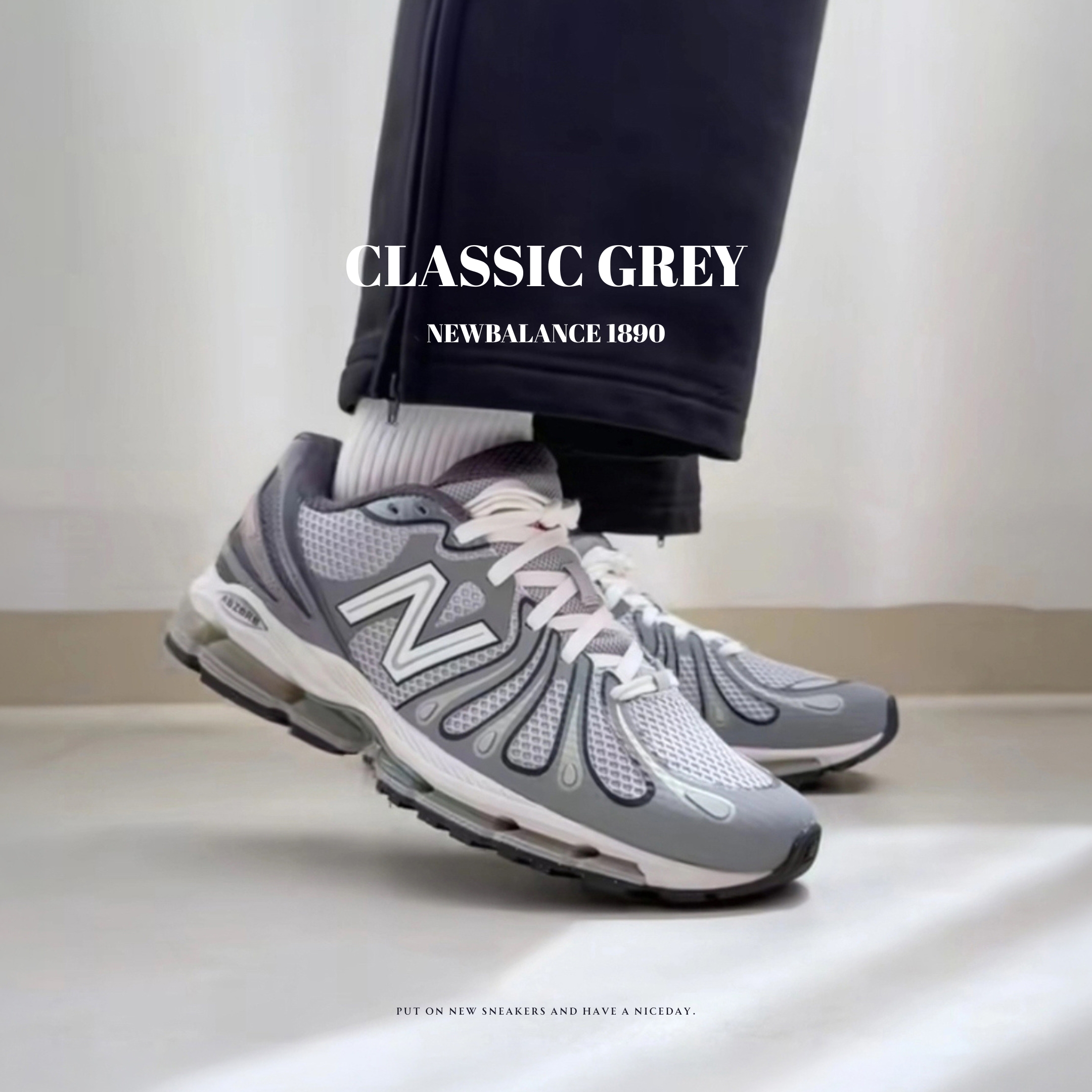 NICEDAY 代購 New Balance 1890 灰色 復古 跑鞋 戶外 U18905UY