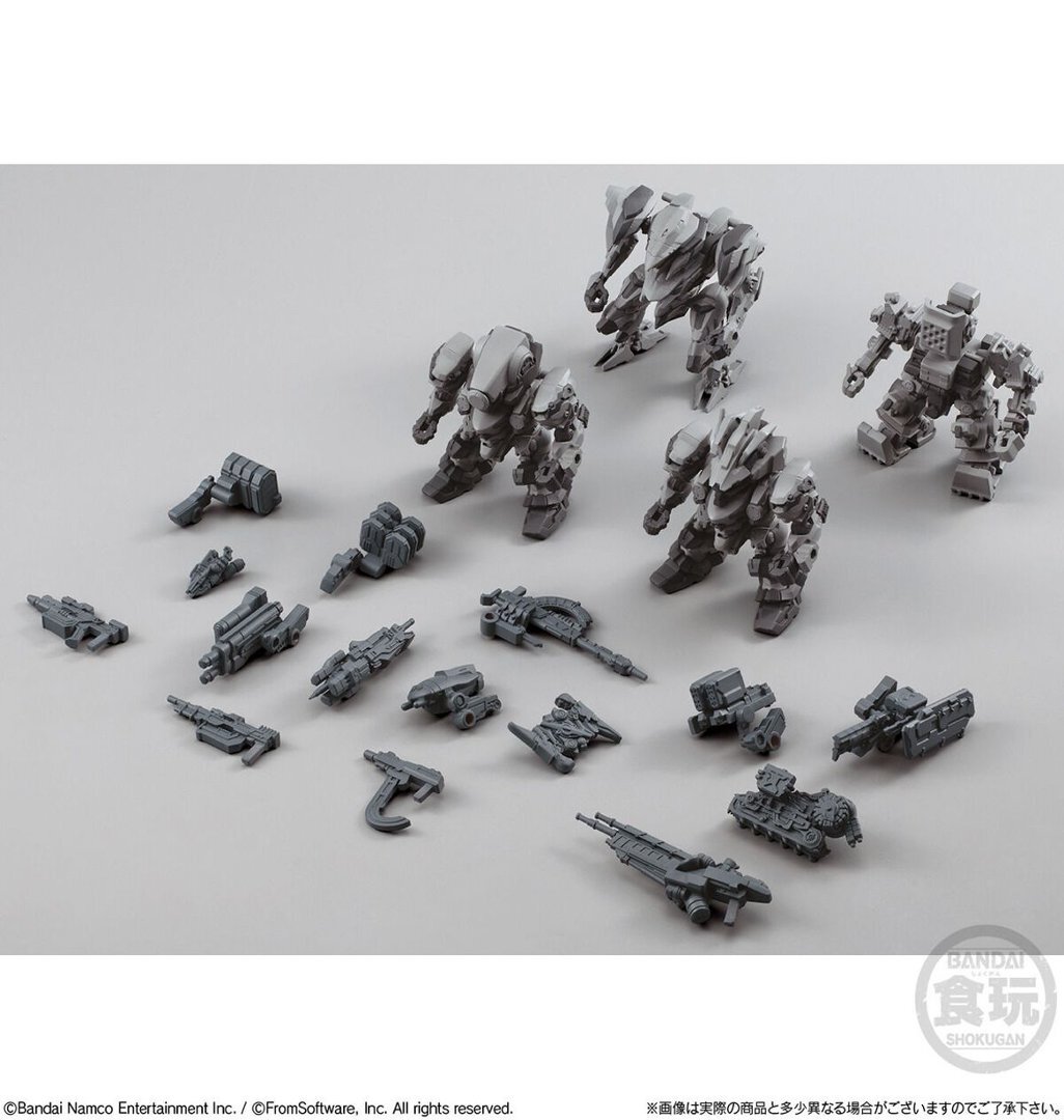 「ACG.GO」「預購」[魂SHOP限定] 機戰傭兵VI 境界天火 機甲收藏 vol.1 基礎色套裝