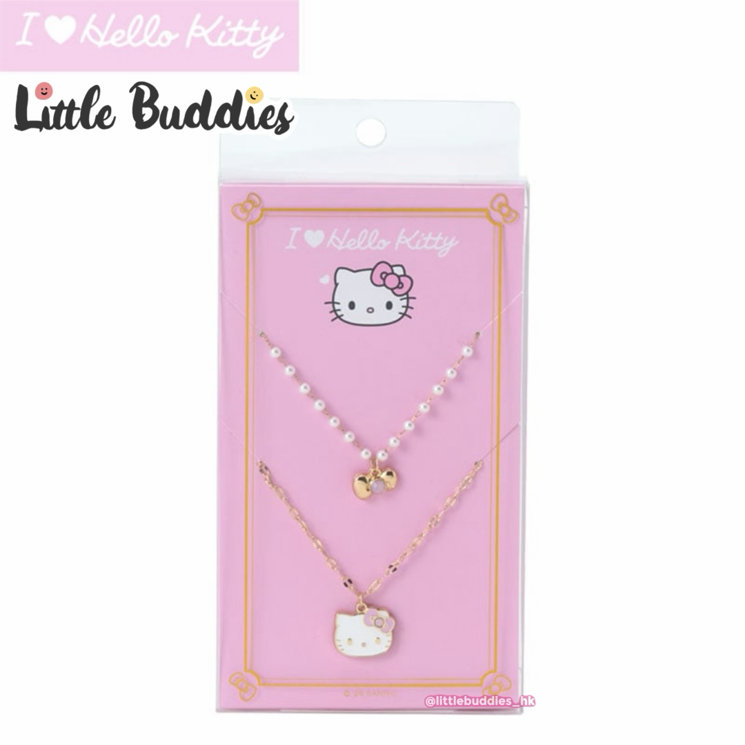 日本 Sanrio I Love Hello Kitty 系列 - 頸鍊2件套