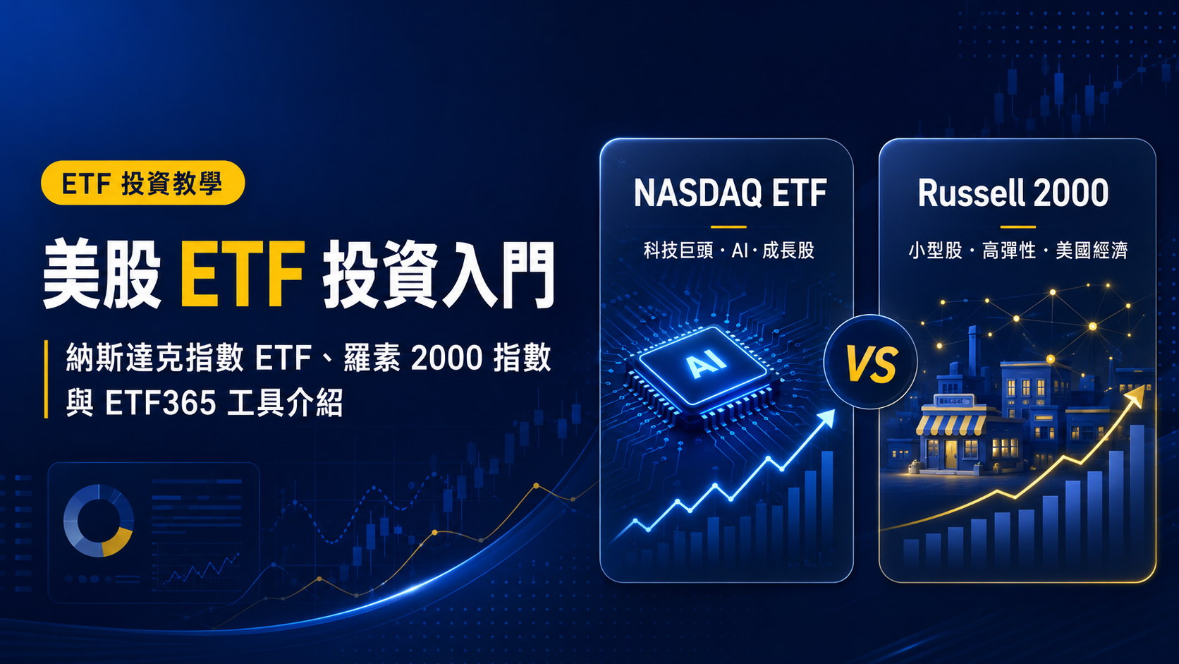 美股 ETF 投資入門：納斯達克指數 ETF、羅素 2000 指數與 ETF365 工具介紹