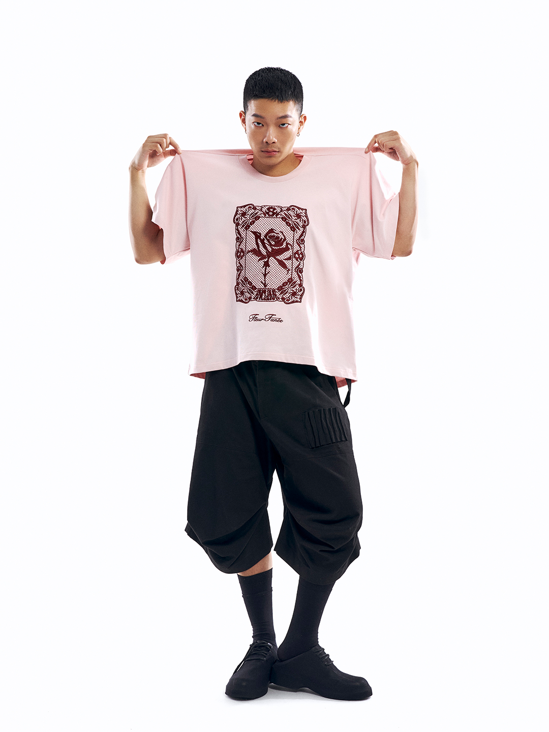 3D CUTTING “CALLA” SHORTS