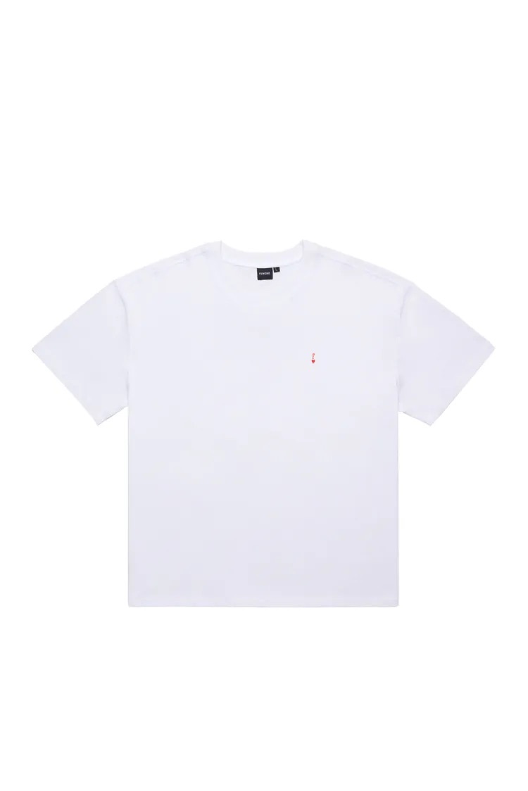 HEART OF LOVE Playing Cards T-shirt - White