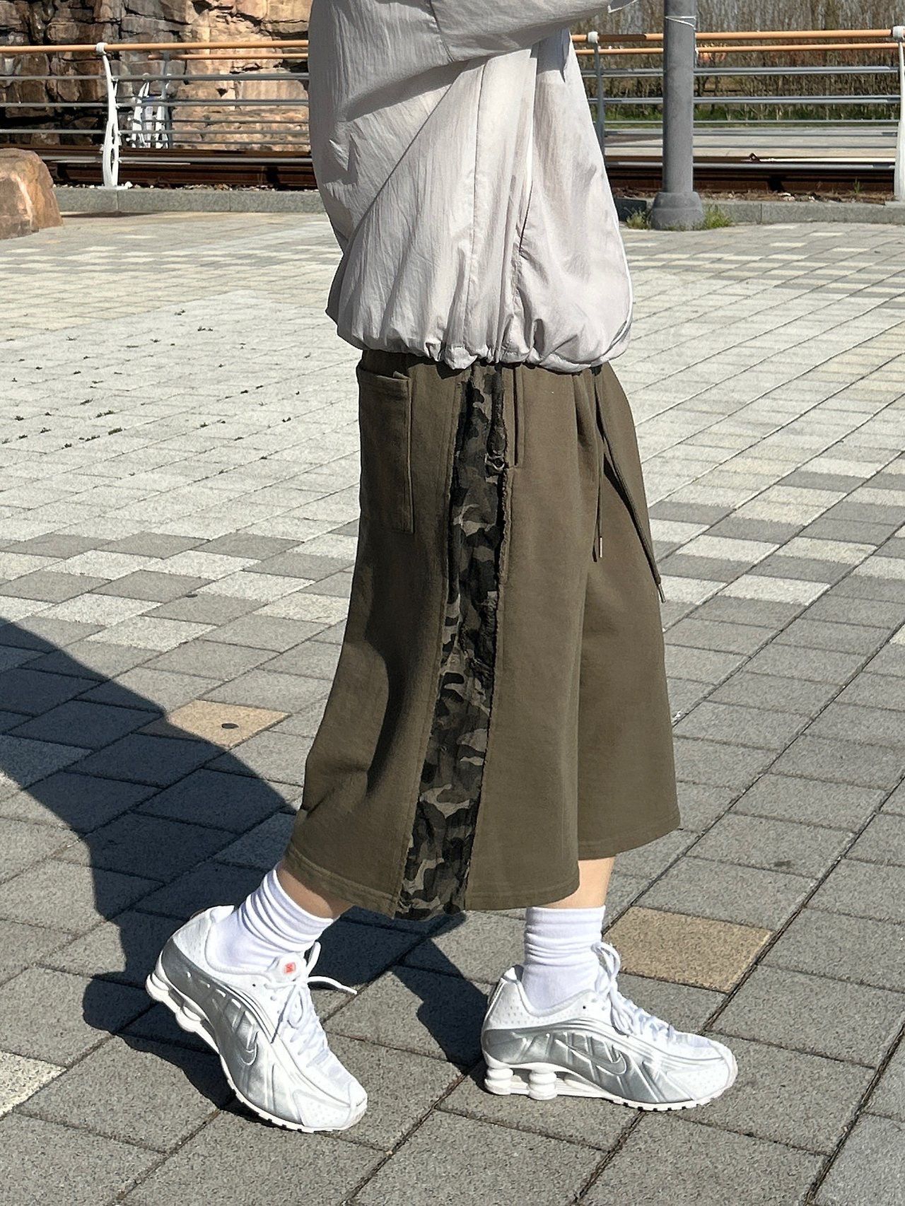 拼迷彩短褲 West-002P