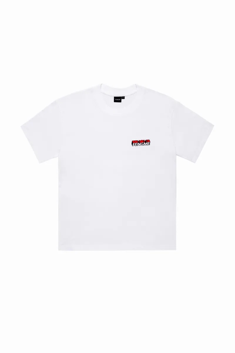 3D FENGME Logo T-shirt - White