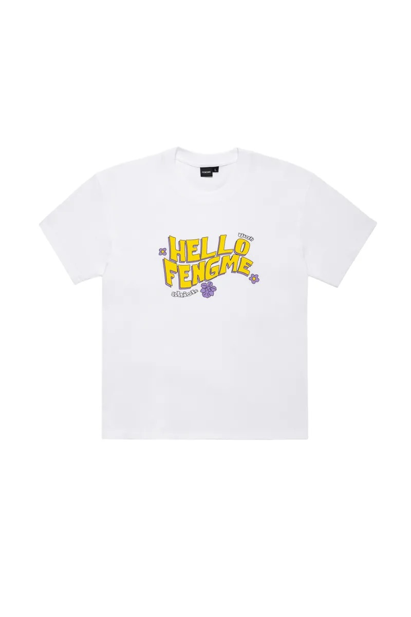 HELLO FENGME T-shirt - White