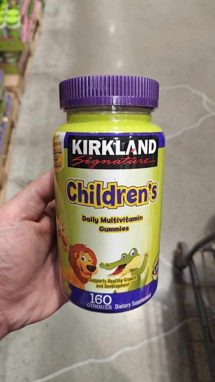 [U] MB KIRKLAND SIGNATURE CHILDREN'S DAILY MULTIVITAMIN GUMMIES, 160 GUMMIES, 096619637997 (UMB140)