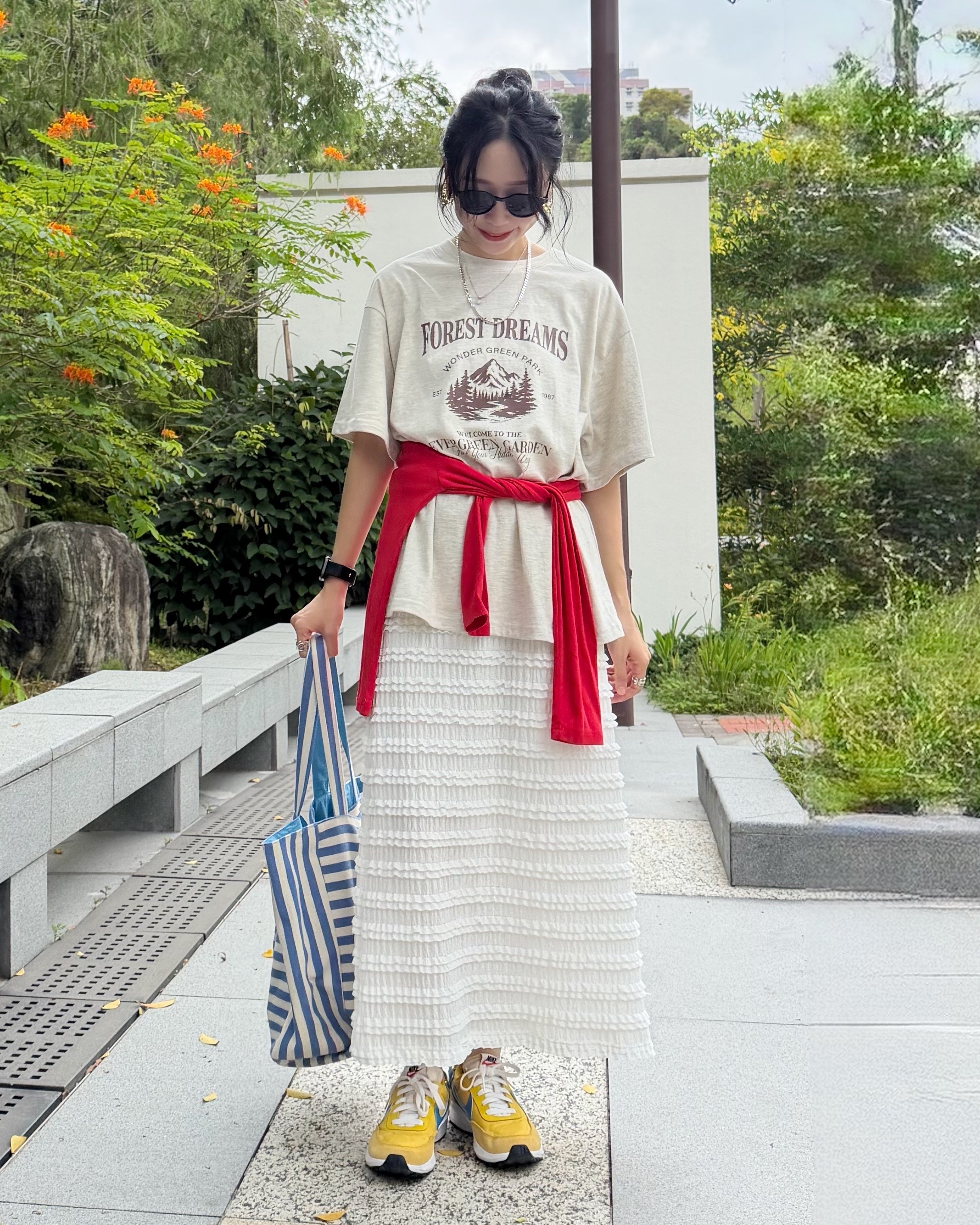 5月新品♥over size圖案Tee