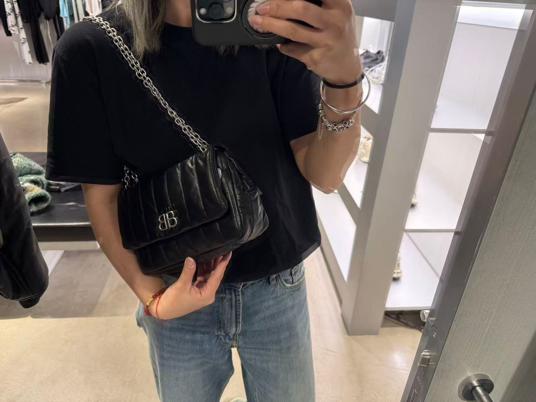 LYS01815 Balenciaga Monaco Mini Bag